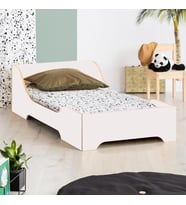 Duo Montessori Yatak Mdf Çocuk ve Bebek Karyola (Beyaz)