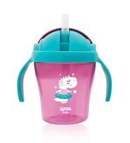 Wee Baby Pipetli Bardak 200 ml 12+ ay Pembe