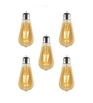 Begüsa 5 Adet Rustik Led Ampul Sarı Armut