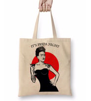 Frida Kahlo Bez Çanta Uzun Saplı