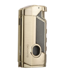 Quantoro 3 Torch Pürmüz Gold Metal Puro Çakmağı