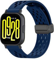 Xiaomi ile Uyumlu Air Loop Kordon Redmi Watch 5 Active/Lite/Watch S4/Watch 2/2Pro/S3/S1/S1Pro için Manyetik Kilit Tokalı Nefes Alan Delikli Doku Redmi Watch 5 Active/Lite Kordonu