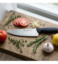 Sürbisa 61180 Şef Aşçı Bıçağı Sürmene Bıçağı Paslanmaz Çelik Profesyonel Et Kesim Doğrama İçin 34 Cm (Siyah)