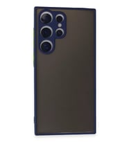 Newface Samsung Galaxy S24 Ultra Kılıf Montreal Silikon Kapak - Lacivert