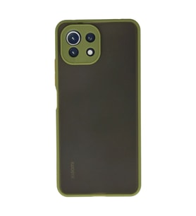 Xiaomi Mi 11 Lite Kılıf Montreal Silikon Kapak - Açık Yeşil