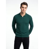 Erkek Spor Polo Yaka Mevsimlik Kazak BGL-ST05444