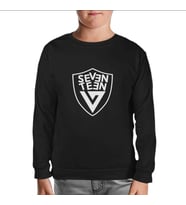 Seventeen - Logo Arma Siyah Çocuk Sweatshirt