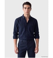 LCWAIKIKI Classic Lacivert Regular Fit Gabardin Erkek Gömlek
