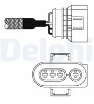 DELPHI ES1097912B1 Oksijen Sensoru 030906265AD