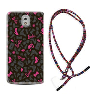Samsung Note 3 4 5 8 9 20 Ultra 10 Lite Kılıf Boyun Asklı Rasta Silikon Barbie and Shoes 1413