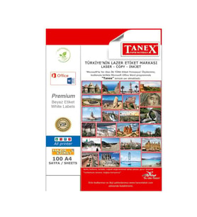 TANEX 2160 LASER ETİKET 60mm 12x100 1200 ADET