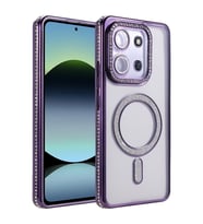 Redmi 15C 4G Joke Simli Magneticsafe Kılıf - Derin Mor