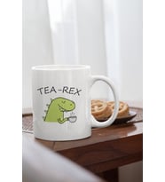 Tea-rex Baskılı Porselen Kupa Bardak
