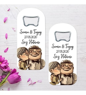 Yukarı Bak Temalı Söz, Nişan, Nikah Hatırası Uzun (dik ) Açacak Magnet