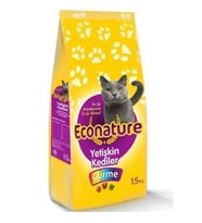 Econature Gurme Yetişkin Kedi Maması 15 Kg (Kahverengi)