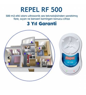 Repel Rf 500 Fare ve Haşere Kovucu ÜCRETSİZ KARGO 3 YIL GARANTİ