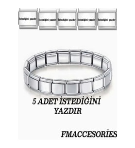 İTALYAN CHARM BİLEKLİK 5 ADET CHARMA SATICIYA SORU SOR KISMINDAN İSTEDİĞİNİ YAZDIR