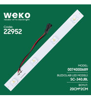 Buzdolabı İç Aydınlatma Ledi SC-340JBL 0074000689 4 Çipli Lensli