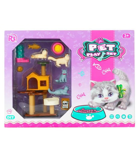 EVCİL HAYVAN YAVRU KEDİ OYUN SETİ