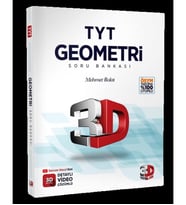 3D Yayınları TYT Geometri Soru Bankası Tamamı Video Çözümlü