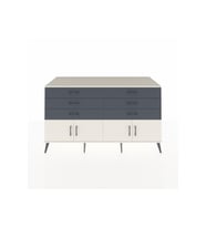 Kronos Konsol 2 Raflı 6 Çekmeceli 4 Kapaklı 176x59x99 Aytaşı-Aytaşı/Antrasit