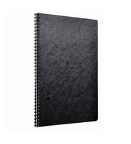 Clairefontaine Age Bag Wirebound A4 Kareli Defter Siyah 781421C