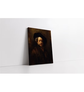 Portre Rembrandt Otoportre Kanvas Tablo