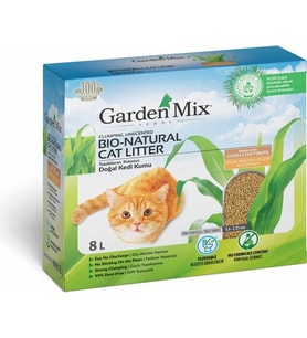 Gardenmix Topaklanan Mısır Koçanı Lifli Kedi Kumu 8 Lt.