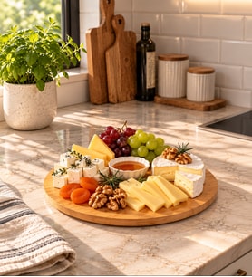 Bambu Dönen Sunumluk Peynir Tabağı,pizza Sunum,sunum Tepsisi,sosluk 29
