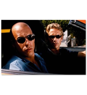 Cakatablo Fast and Furious Walker ve Diesel Yarışıyor MDF Tablo
