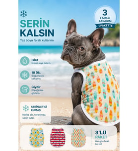 Serinletici Köpek Atleti, 3'lü Avantajlı Paket
