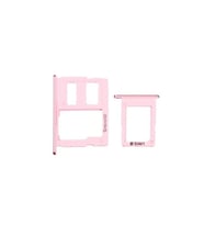 Samsung J7 Prime G610F Sim Çekmecesi Pembe + Hafıza Kart Yuvası