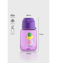 Renga Moi Baby Desenli 330 ml Tritan Şişe 912061 Pembe (Mor)
