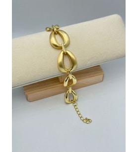Mat Plaka Bileklik (Altın Kaplama) Gold