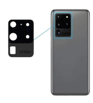 Galaxy S20 Ultra G988b İle Uyumlu Kamera Camı İthal Full Set