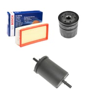 Bosch Filtre Bakım Seti Citroen C-ELYSEE 1.2 Vti Benzinli Hava + Yağ f. + Yakıt Filtre Bosch