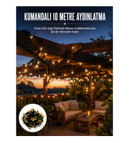 Mey İthalat® Gün Işığı 10 Metre Led Işık Şerit Led Süsleme Parti Malzemesi Yeni Nesil