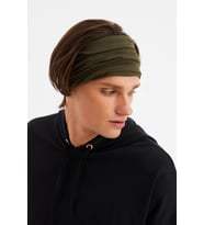 HAKİ Erkek 4 fonksiyonlu Koruyucu  Pamuklu, Esnek, Terletmez, Bandana, Boyunluk, Buff, Maske