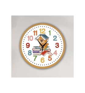 bilge Tasarım retro Duvar Saati 30 x 30 CM (Karışık)