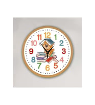 bilge Tasarım retro Duvar Saati 30 x 30 CM (Karışık)