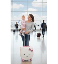 Hello Kitty Pembe Lüks Çocuk Valizi – ABS Dayanıklı Şıklık