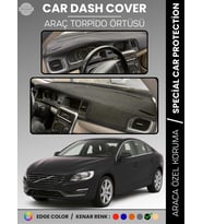 VOLVO S60 (2011-2017) Torpido Örtüsü Ön Göğüs Koruma Torpido Koruma Tam Uyum Araca Özel UV Koruma