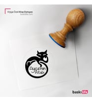 Kişiye Özel Kitap Damgası Kitap Mührü Kaşe Kitap Mühür Özel Damga 190