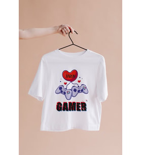 Gamer Oyuncu Tasarımlı Tişört Kişiye Özel ( Unisex - Büyük - Çocuk )