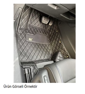 DS4 Hatchback 2021 Sonrası Aracına Özel 8d Tek Katmanlı Havuzlu Paspas Takımı (Altın)