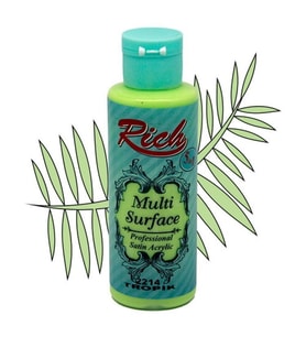 Rich Multi Surface Her Yüzey İçin Akrilik Boya 120 cc. 2214 TROPİK 