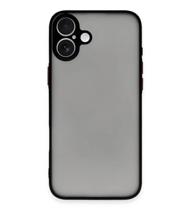 Apple iPhone 16 Plus Uyumlu Kılıf Montreal Silikon Kapak - Siyah
