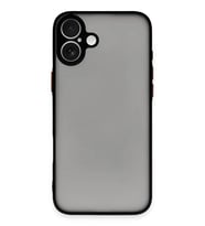 Apple iPhone 16 Plus Uyumlu Kılıf Montreal Silikon Kapak - Siyah