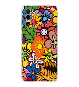 PrintiFy Samsung Galaxy S20 ile Uyumlu 1mm Slim Fit Retro Colors 2 Baskılı Şeffaf  Kılıf