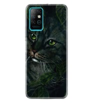 Infınıx Note 8 Kılıf Desenli Silikon Kılıf Flowers Cat 1345
